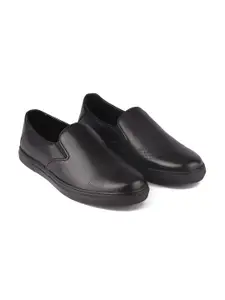 Red Chief Men Textured Formal Slip-Ons