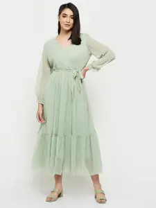 max Green Midi Dress