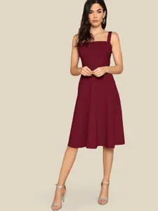 AAHWAN Women Fit and Flare Dress