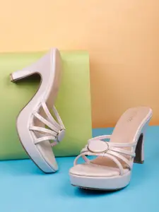 ICONICS Embellished Block Sandals