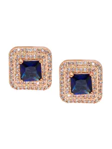Shining Jewel - By Shivansh Women Square Studs Earrings