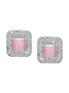 Shining Jewel - By Shivansh Women Square Studs Earrings