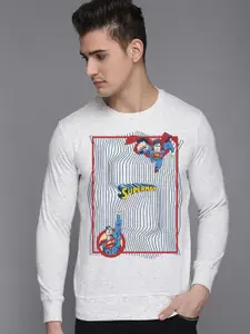 Free Authority Superman Printed Sweatshirt For Men