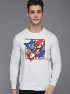 Free Authority Men Captain America Printed Sweatshirt