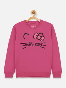 Kids Ville Girls Hello Kitty Printed Sweatshirt