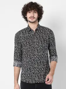 Mufti Men Classic Slim Fit Floral Printed Casual Shirt