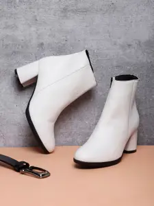 ELLE Women Solid Mid-Top Regular Boots