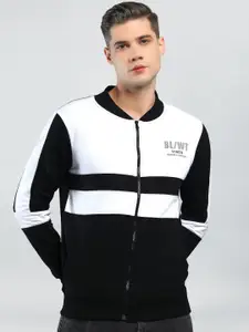 Maniac Men Colourblocked Open Front Jacket