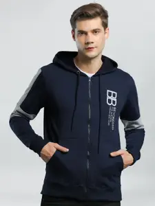 Maniac Men Cotton Printed Hooded Sweatshirt