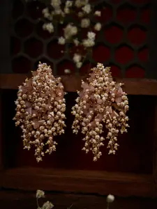 D'oro Contemporary Drop Earrings