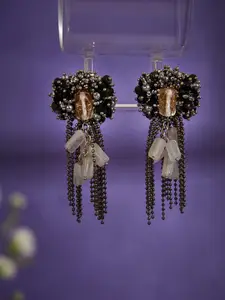 D'oro Contemporary Drop Earrings