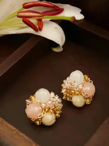 D'oro Gold-Plated Contemporary Drop Earrings