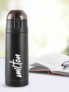 Milton Black New Crown 600 Thermosteel 24 Hours Hot and Cold Bottle 500 ML