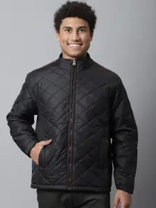 Rodamo Men Checked Windcheater Quilted Jacket