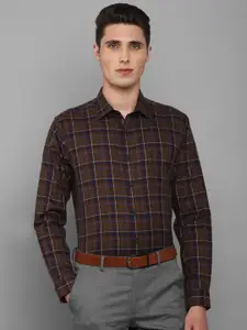 Allen Solly Men Slim Fit Tartan Checked Pure Cotton Formal Shirt