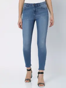 Vero Moda Women Blue Light Fade Stretchable Jeans