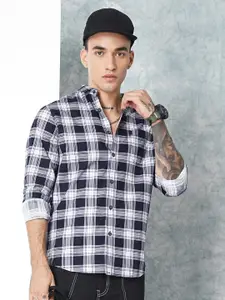 The Indian Garage Co Men Checked Pure Cotton Casual Shirt