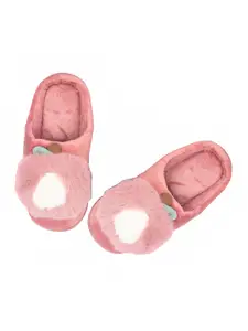 Brauch Women Pink & White Room Slippers