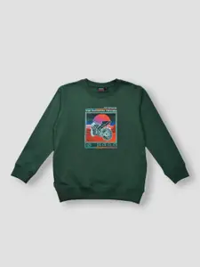 Gini and Jony Boys Printed Sweatshirt