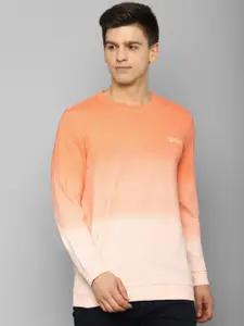 Allen Solly Sport Men Peach-Coloured Sweatshirt