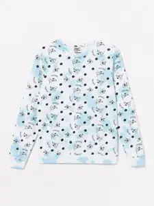 Fame Forever by Lifestyle Girls Cotton Dalmation Printed Sweatshirt