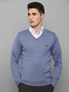 Louis Philippe Men Blue Pullover