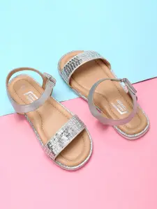 Fame Forever by Lifestyle Girls Embellished One Toe Flats