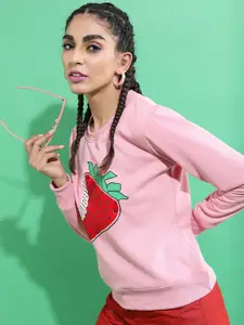 Tokyo Talkies Women Printed Sweatshirt