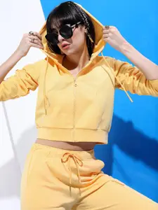 Tokyo Talkies Shirt Style Crop Top