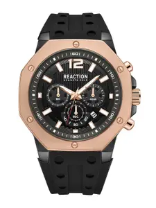 REACTION KENNETH COLE Men Textured Strap Analogue Watch KRWGO9005902