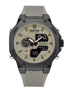 REACTION KENNETH COLE Men Analogue and Digital Strap Watch KRWGP9005703