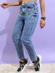Tokyo Talkies Women Slim Fit Heavy Fade Jeans