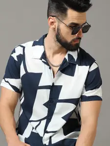 HERE&NOW Men Slim Fit Printed Casual Shirt