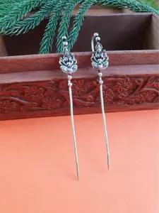 FIROZA Spiked Ear Cuff Sliver-plated  Earrings