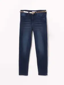 Fame Forever by Lifestyle Girls Blue Light Clean Look Fade Jeans