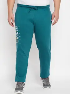 bigbanana Men Plus Size Printed Cotton Regular Fit Track Pants