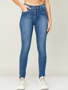 Fame Forever by Lifestyle Women Blue Skinny Fit Light Fade Jeans