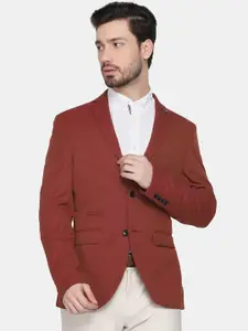 Blackberrys Men Solid Slim-Fit Single Breasted Blazers