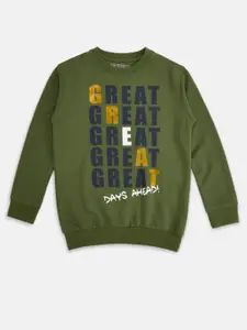 Pantaloons Junior Boys Printed Sweatshirt