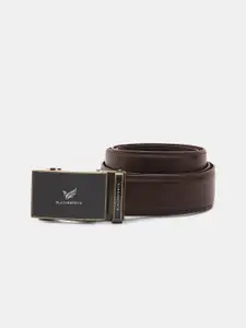 Blackberrys Men Textured Leather Formal Belt