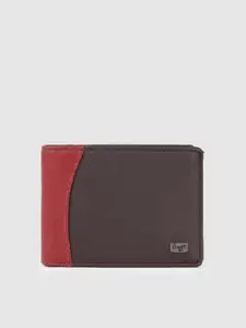 Baggit Men Brown Solid Two Fold Wallet