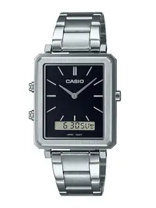 CASIO Men Stainless Steel Bracelet Style Strap Analogue Watch A2083