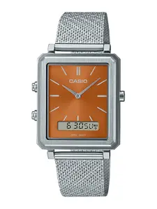 CASIO Men Stainless Steel Bracelet Style Strap Analogue Watch A2088