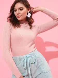 STREET 9 Women Solid Turtle Neck Pullover