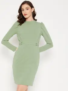 Madame Green Sheath Dress