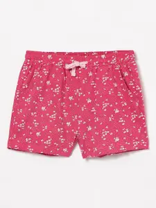 Fame Forever by Lifestyle Girls Pink Conversational Printed Shorts