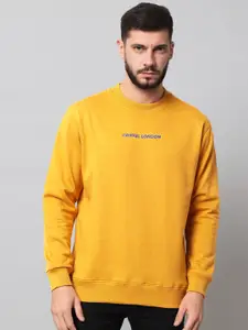 GRIFFEL Men Brown Sweatshirt