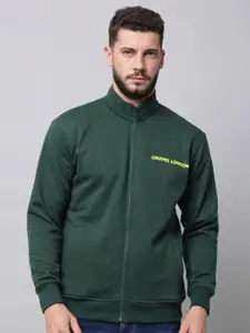 GRIFFEL Men Peach-Coloured Sweatshirt