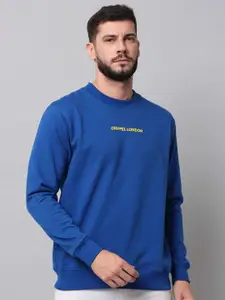 GRIFFEL Men Mustard Sweatshirt
