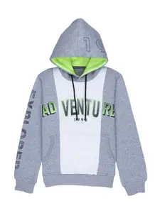 Status Quo Boys Off White Printed Sweatshirt